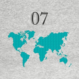 My Number 07 & The World T-Shirt